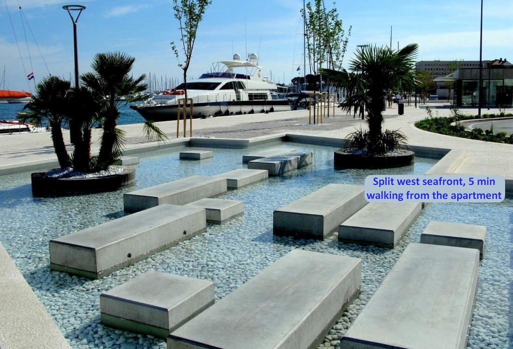 Chic Apartment In Center สปลิท ห้อง รูปภาพ
